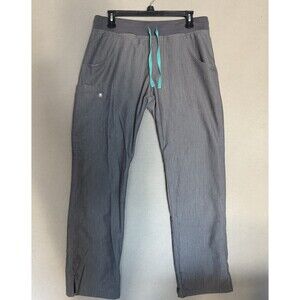 Figs Kade Cargo Scrub Pants Womens Medium Gray Technical Collection T21004 Work